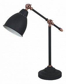 Настольная лампа офисная Arte Lamp Braccio черный арт. A2054LT-1BK