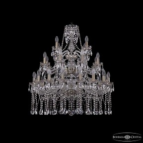 Подвесная люстра Bohemia Ivele Crystal 1413 золото арт. 1413/16+8+4/300/3d Pa