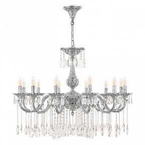 Подвесная люстра Bohemia Ivele Crystal AL7801 никель арт. AL78101/12/300 A Ni