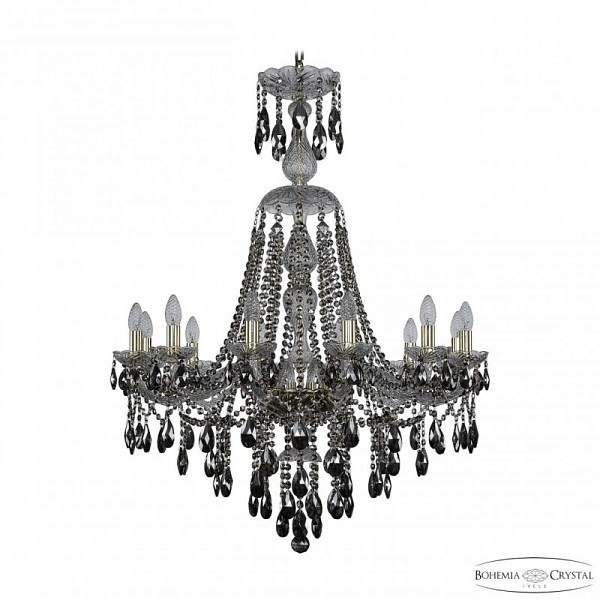 Подвесная люстра Bohemia Ivele Crystal 1415 золото арт. 1415/12/300/XL-108 G R731
