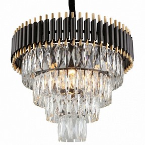 Подвесная люстра Imperiumloft Empire Black Chandelier Crystal золото арт. 40.2861