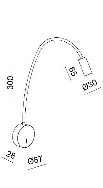 Бра Italline DE бронза арт. DE-316 bronze