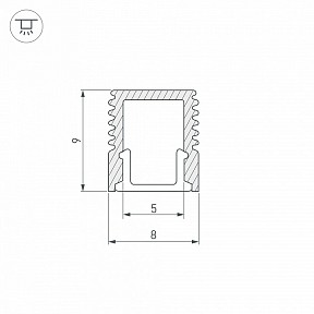 Профиль Arlight SL-MINI металл арт. 36832