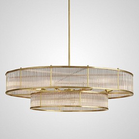 Светильник на штанге Imperiumloft RH Marais Round Chandelier латунь арт. 40,2668