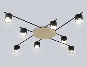 Потолочная люстра Ambrella Light COMFORT черный арт. FL51760