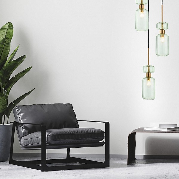 Подвесной светильник Escada Gloss желтый арт. 1141/1S Green