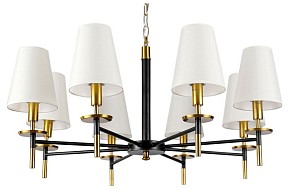 Подвесная люстра Arte Lamp Riccardo черный арт. A4075LM-8BK