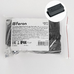 Соединитель для треков Feron LD271  арт. 48168