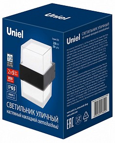 Накладной светильник Uniel ULU-P черный арт. UL-00010518