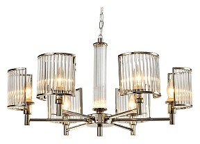 Подвесная люстра Newport 12500 никель арт. 12506/C
