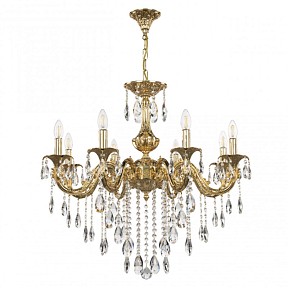 Подвесная люстра Bohemia Ivele Crystal AL7901 золото арт. AL79101/8/250 B G
