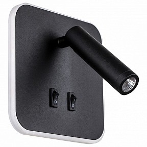 Бра с подсветкой Lightstar Muro LED черный арт. 808667