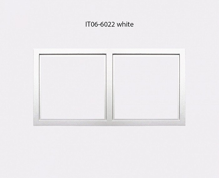 Встраиваемый светильник Italline IT06-6020 белый арт. IT06-6020 white 4000K - 2 шт. + IT06-6022 white