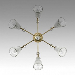 Люстра на штанге Lumion Aurica латунь арт. 8046/6C