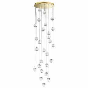 Накладной светильник Odeon Light Crystal 1 желтый арт. 5008/120L