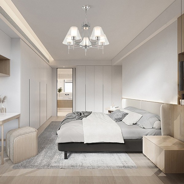 Подвесная люстра Arte Milano Amalfi-8556 хром арт. 338556/5 CR