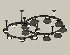 Подвесная люстра Ambrella Light XR черный арт. XR92221101