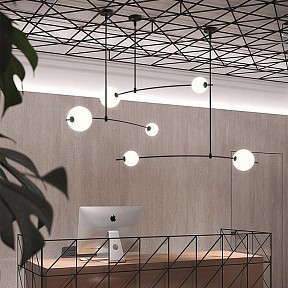 Светильник на штанге Imperiumloft FREER S черный арт. FREER01