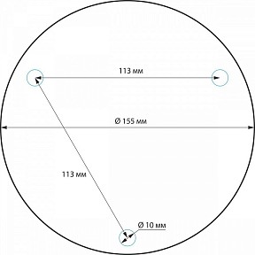 Наземный светильник Elektrostandard Techno черный арт. a035096