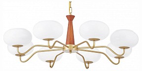 Подвесная люстра Arte Milano AM-Napoli дерево арт. 310166/D900/8 BS/WD