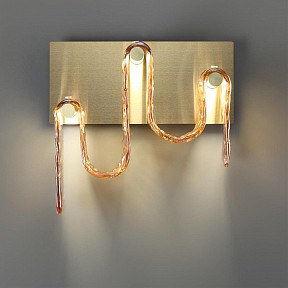 Накладной светильник Odeon Light Flow золото арт. 5105/16WL