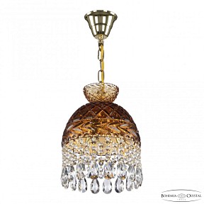 Подвесная люстра Bohemia Ivele Crystal 5478 золото арт. 5478/22 G Amber/M-1F