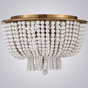 Потолочная люстра Imperiumloft JACQUELINE CLEAR FLUSH-MOUNT латунь арт. 40,1899