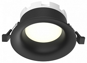 Встраиваемый светильник Maytoni Technical Slim черный арт. DL027-GX53-B