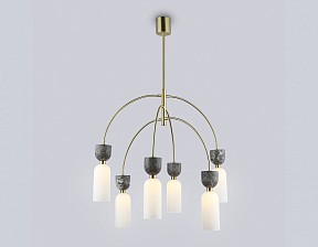 Люстра на штанге Ambrella Light LH золото арт. LH53333