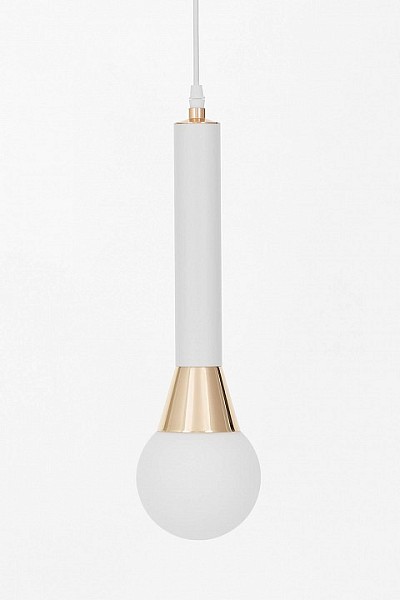 Подвесной светильник LUMINA DECO Folino белый арт. LDP 7012-1B WT+GD