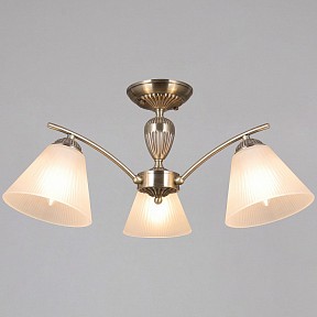 Люстра на штанге ILLUMICO  бронза арт. IL0900-3CSQ-26 AB ELITE