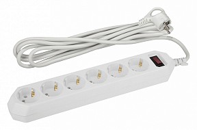 Сетевой фильтр Эра USF-6es-5m-W-BOX белый арт. Б0037264