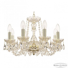 Подвесная люстра Bohemia Ivele Crystal 119 золото арт. 119/8/165 G