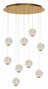 Подвесная люстра Maytoni Sapphire желтый арт. MOD293PL-L56BS3K
