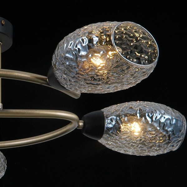 Потолочная люстра ILLUMICO  бронза арт. IL0300-5CSQ-79 BK AB