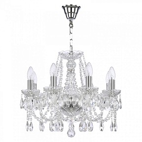 Подвесная люстра Bohemia Ivele Crystal 107 никель арт. 107/8/165 Ni