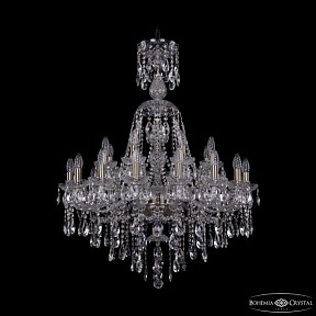 Подвесная люстра Bohemia Ivele Crystal 1415 золото арт. 1415/16+8/300/XL-106 Pa
