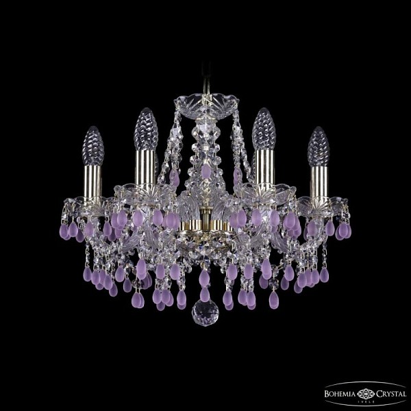 Подвесная люстра Bohemia Ivele Crystal 1410 золото арт. 1410/6/141 G V7010