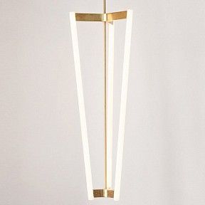 Подвесной светильник Imperiumloft Michael Anastassiades Tube Chandelier латунь арт. 40.2138-0