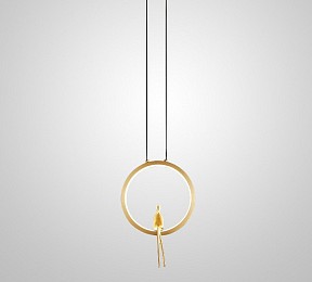 Подвесной светильник Imperiumloft  латунь арт. remus-one01