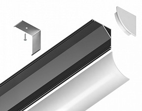 Профиль Ambrella Light GP черный арт. GP2100BK