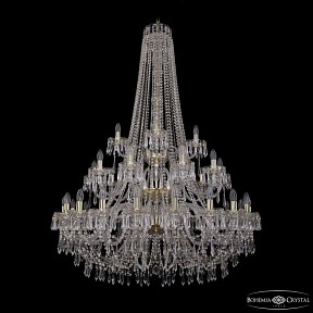 Подвесная люстра Bohemia Ivele Crystal 1403 золото арт. 1403/20+10+5/400/h-160/3d G