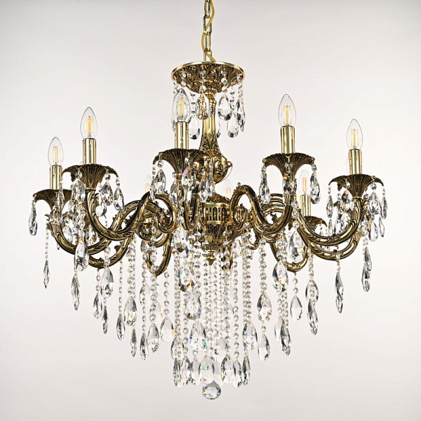 Подвесная люстра Bohemia Ivele Crystal AL7901 золото арт. AL79101/10/250 B GB