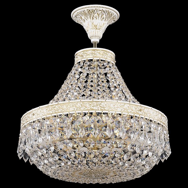 Люстра на штанге Bohemia Ivele Crystal AL1901 золото арт. AL19011/H1/35OL WMG