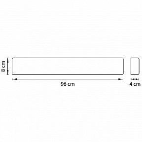 Накладной светильник Lightstar Fiume хром арт. 810533CCT