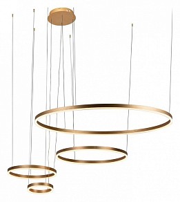 Подвесной светильник Loft it Ring золото арт. 10017/4S