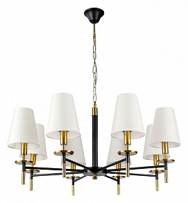 Подвесная люстра Arte Lamp Riccardo черный арт. A4075LM-8BK