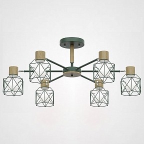 Люстра на штанге Imperiumloft Corf Green зеленый арт. CORF-B01