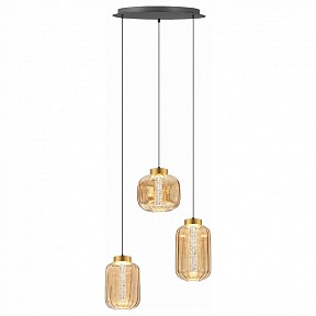 Подвесной светильник Imex PLC-7077 бронза арт. PLC-7077-500-3P-AMBER
