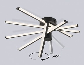 Потолочная люстра Ambrella Light COMFORT черный арт. FL6222